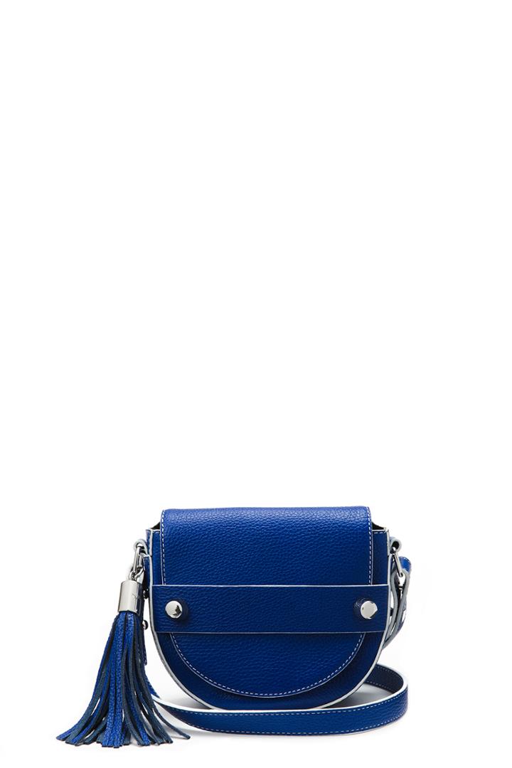 Milly Astor Crossbody Sm Saddle - Navy