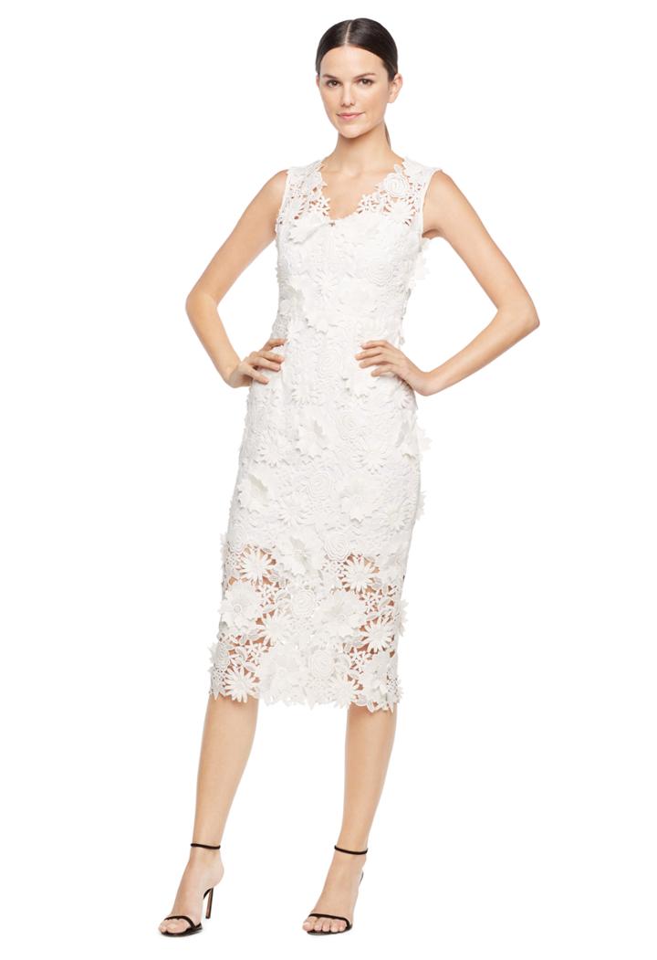 Milly 3d Floral Embroidery Mari Dress