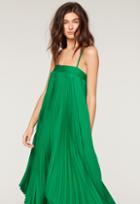 Milly Pleated Irene Dress - Emerald