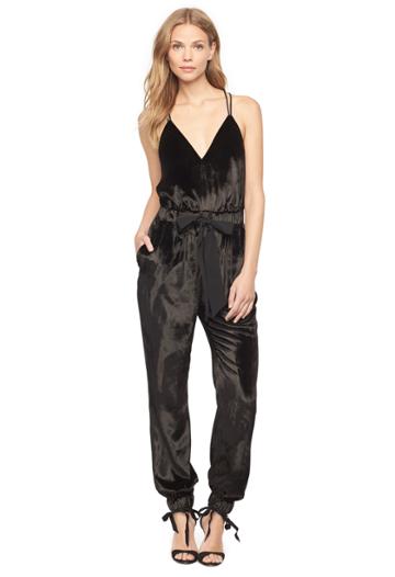 Milly Panne Velvet Helena Jumpsuit
