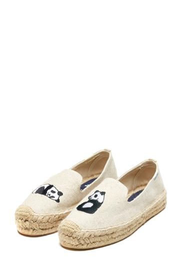 Milly Panda Embroidered Slipper