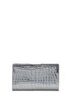Milly Ginza Gunmetal Clutch - Gunmetal