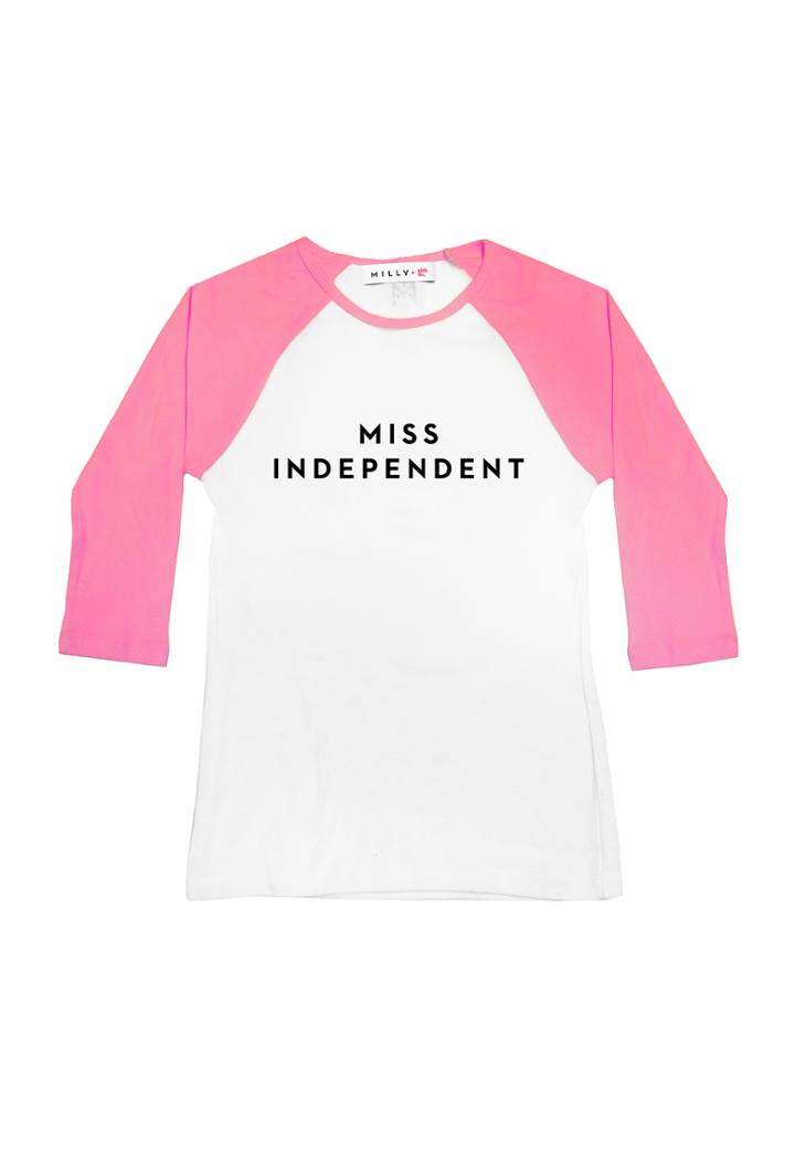 Milly Miss Independent Raglan Tee