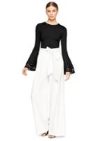 Milly Cut-out Flare Sleeve Pullover