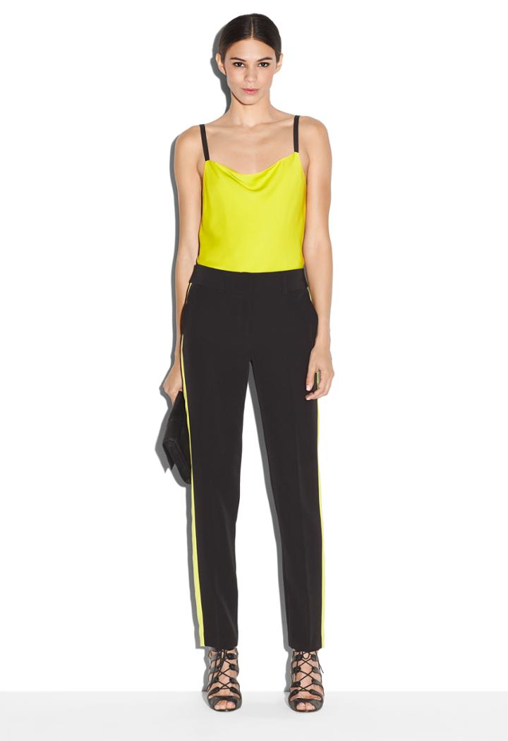 Milly Stretch Silk Crepe Bias Camisole