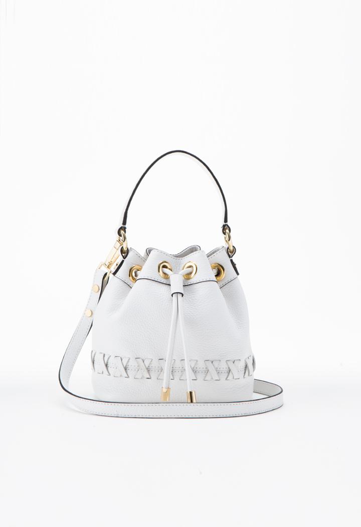 Milly Astor Whipstitch Sm Drawstring - White Wht