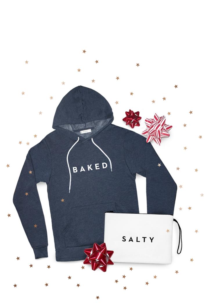 Milly Baked Hoodie And Salty Pouch - Multi