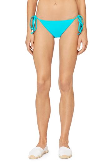 Milly Italian Solid Swim Fiji String Bikini Bottom
