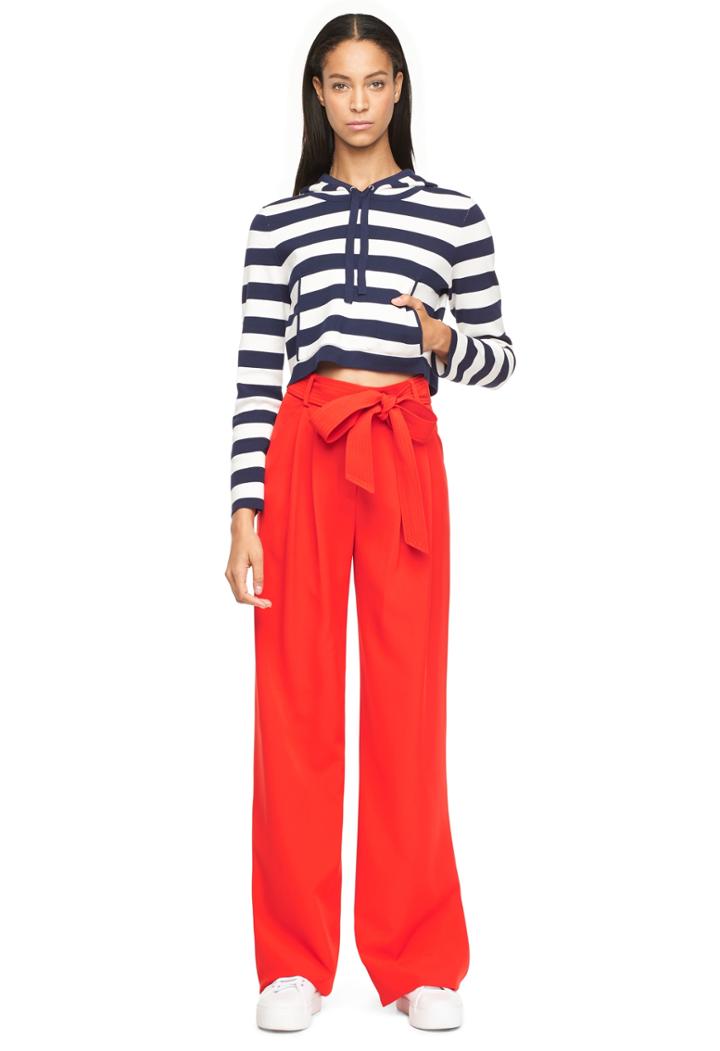 Milly Trapunto Trouser - Poppy