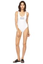 Milly Beach Please Swimsuit - White