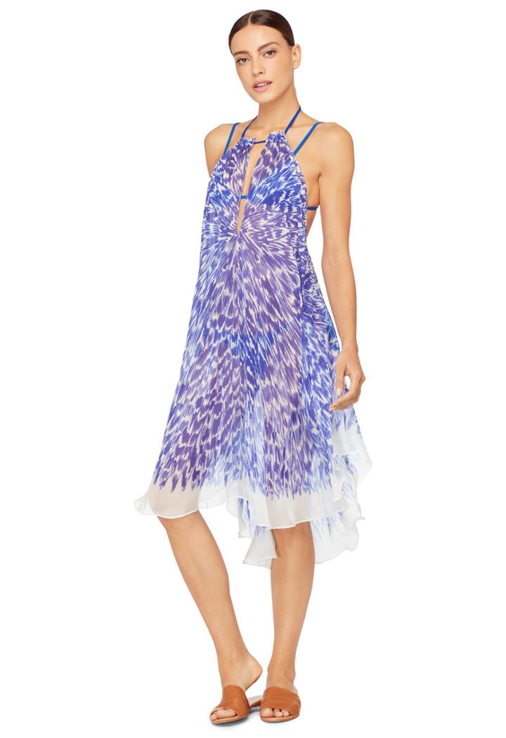 Milly Brushstroke Print Tahiti Coverup