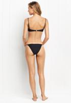 Milly Laced Front Bikini Top - Black