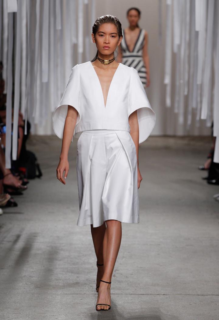 Milly Crop Culotte - White Wht
