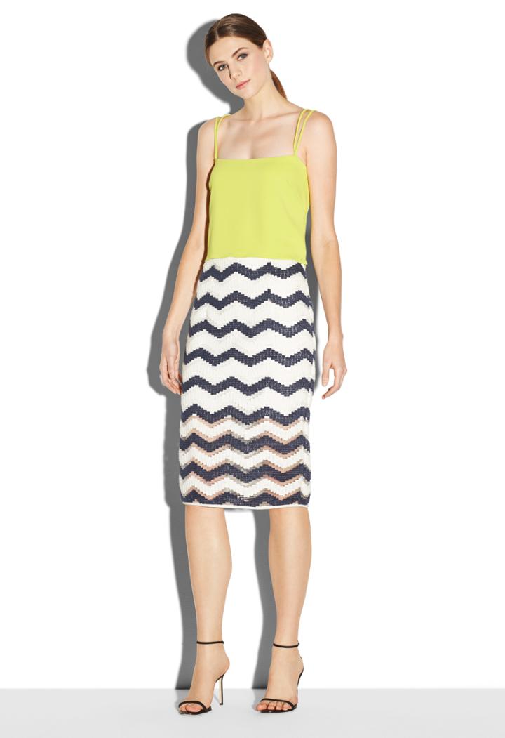Milly Italian Cady Emery Camisole - Citron