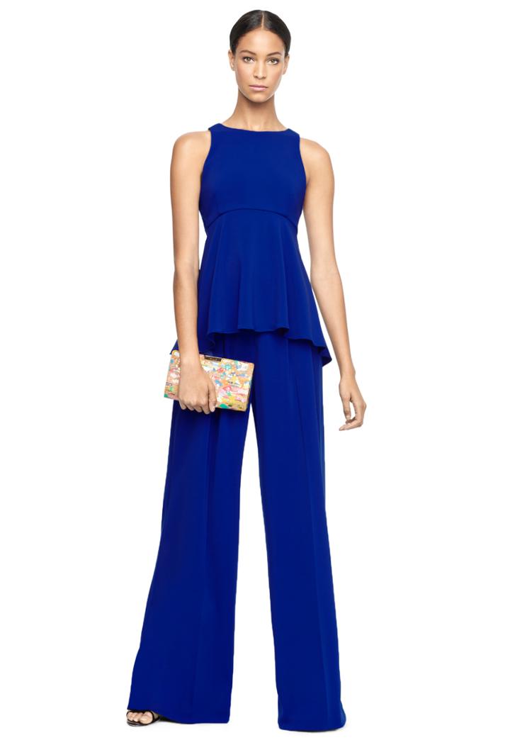 Milly Italian Cady Trapunto Trouser