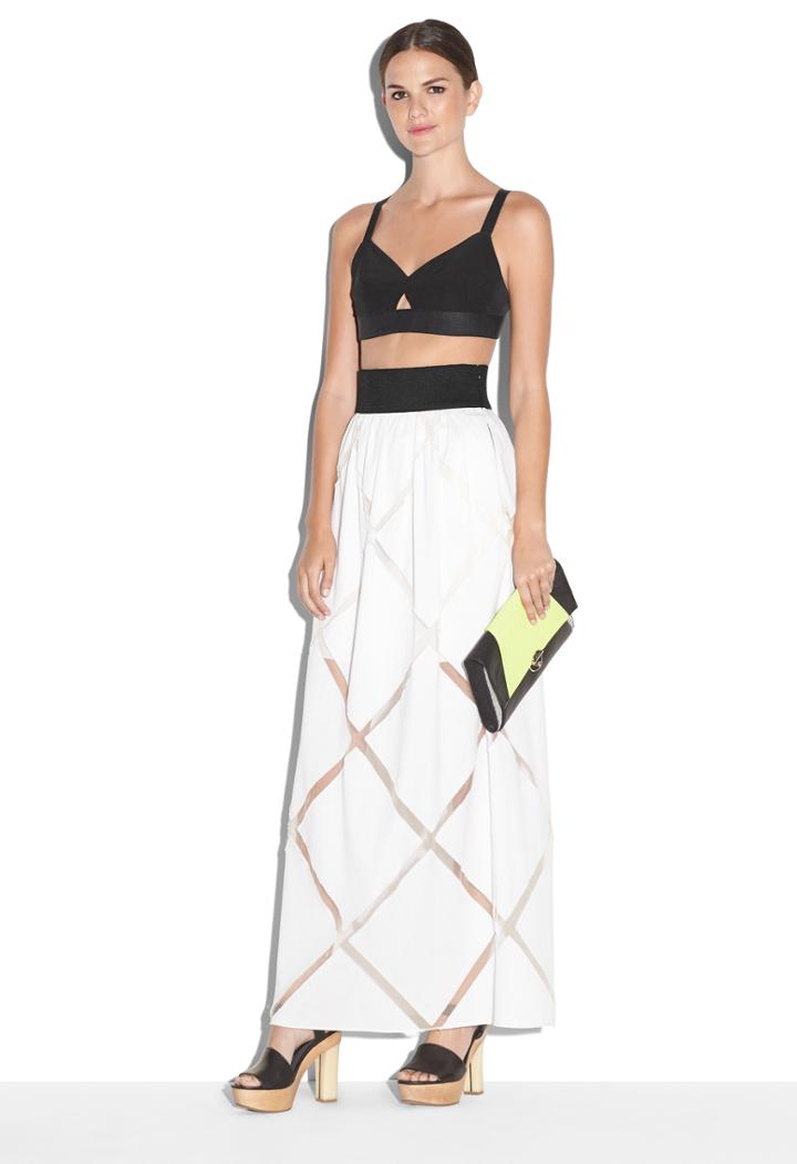 Milly Cut-out Bralette - Black