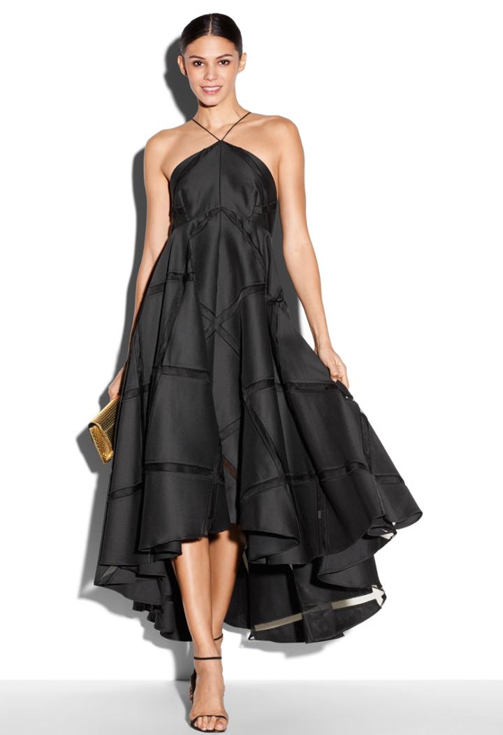 Milly Diamond Fil Coupe Lara Dress