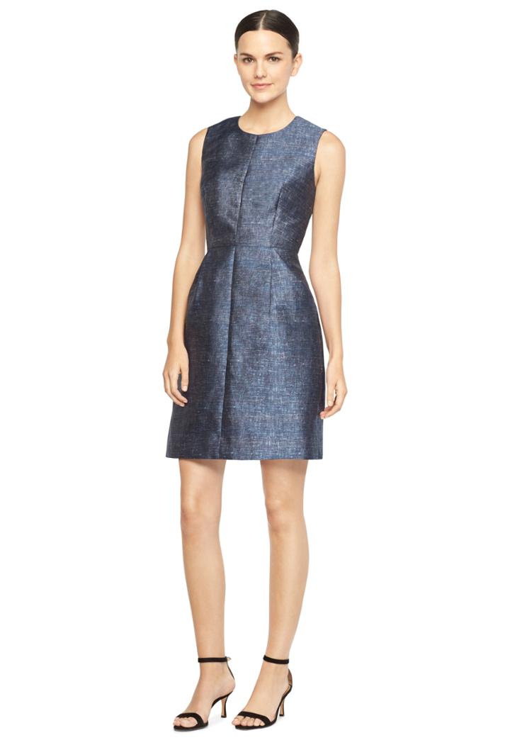 Milly Denim Print Coco Dress