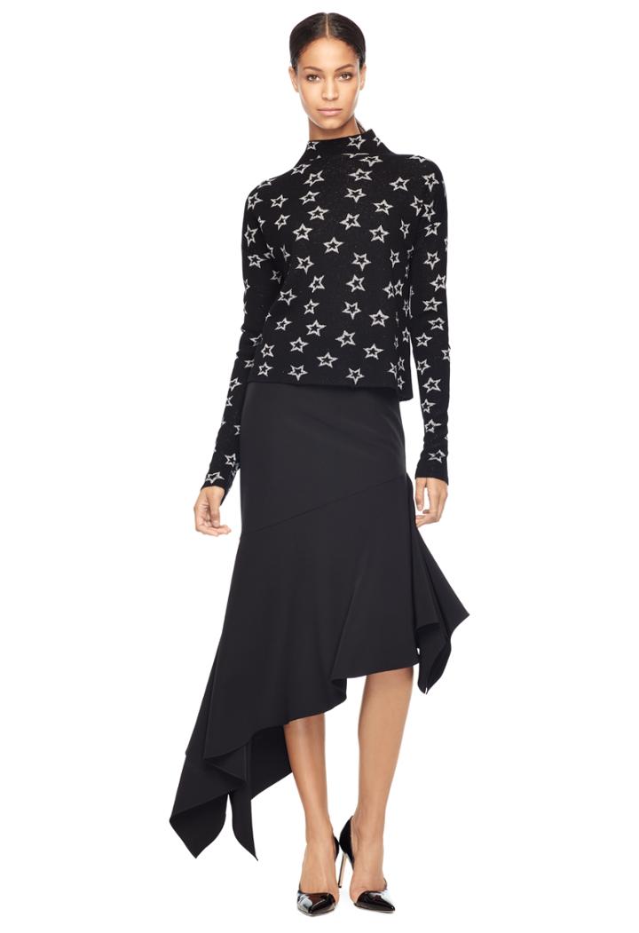 Milly Shooting Stars Sweater - Black