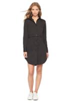 Milly Fractured Shirtdress - Black