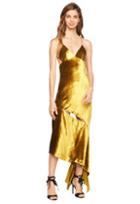 Milly Fractured Bias Slipdress - Gold
