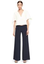 Milly Italian Cady Low Rise Flare Pant
