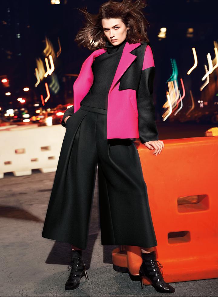 Milly Bonded Neoprene Gaucho Pant