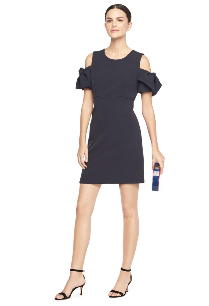 Milly Tie Mod Dress - Navy