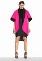 Milly Bonded Neoprene Sculptural Coat