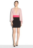 Milly Exclusive Italian Cady Bell Sleeve Mini Dress