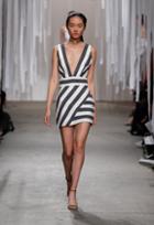 Milly Graphic Stripe Xback Mini Dress