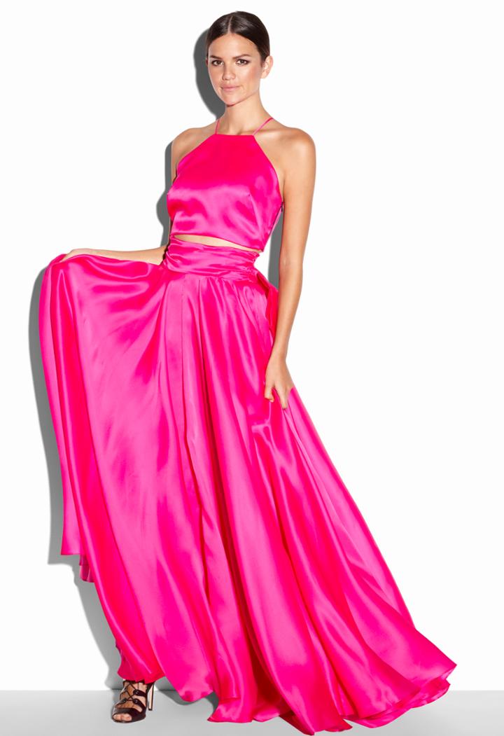 Milly Bow Ball Skirt - Fuchsia
