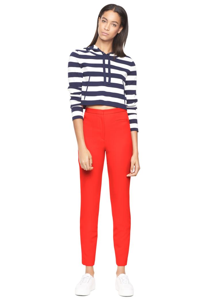 Milly High Waist Skinny Pant - Poppy