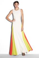 Milly Colorblock Gown - White Wht