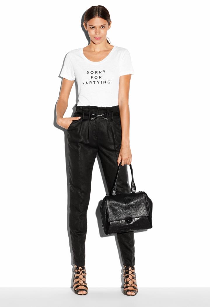 Milly Sorry For Partying Tee - Heather Grey