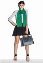 Milly Silk Gift Scarf - Emerald