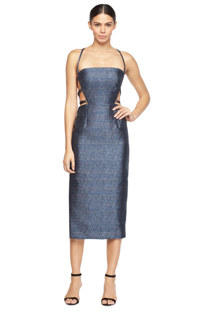 Milly Denim Print Addison Dress