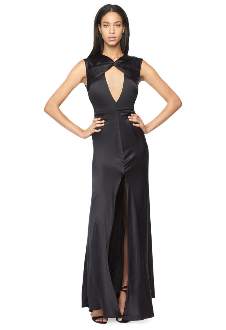 Milly Stretch Charmeuse Jenny Gown