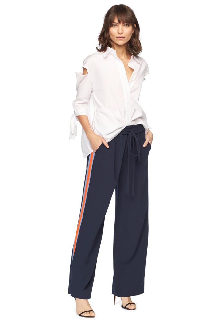 Milly Track Pant - Navy