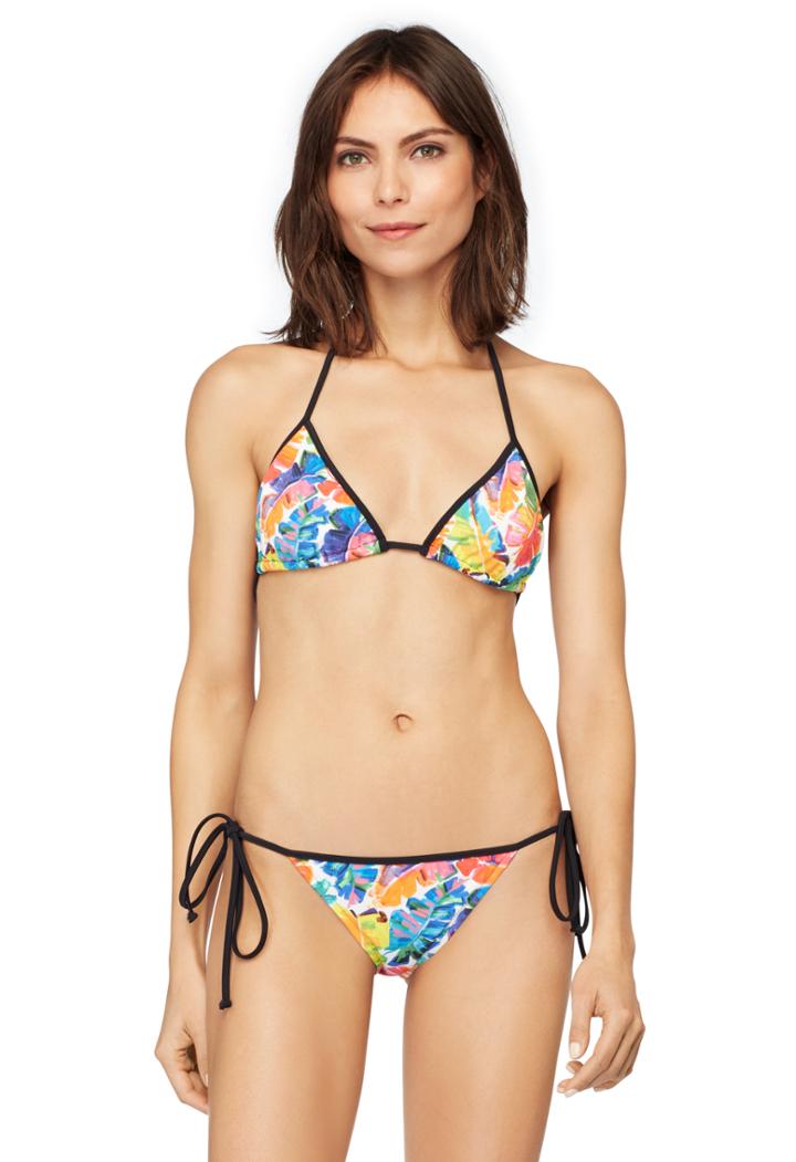 Milly Banana Leaf Print Biarritz String Bikini Top