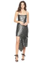 Milly Slashed Cami Dress - Gunmetal