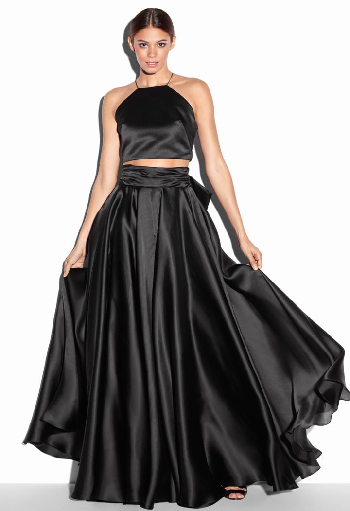 Milly Audrey Crop Top - Black