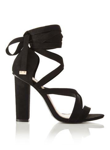 Miss Selfridge Womens Coco Wrap Heeled Sandal