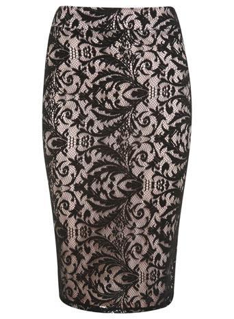 Black Lace Skirt