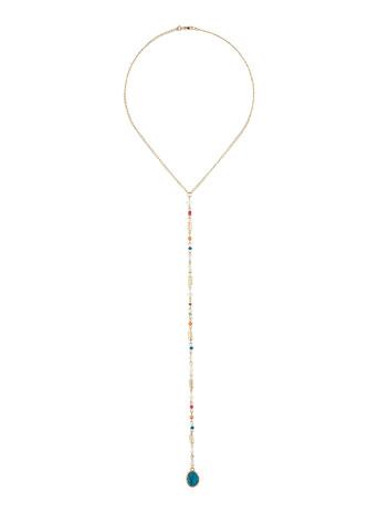 Miss Selfridge Womens Bohemian Lariat Necklace