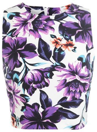 Purple Floral Tee