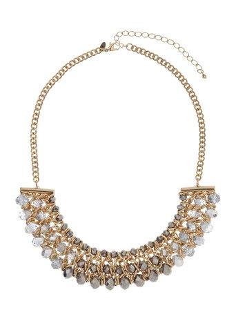 Miss Selfridge Womens Beaded Collar