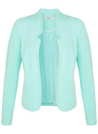 Petites Mint Notch Jacket