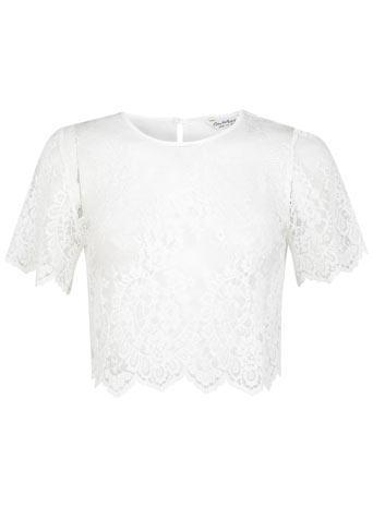 Lace Crop Tee