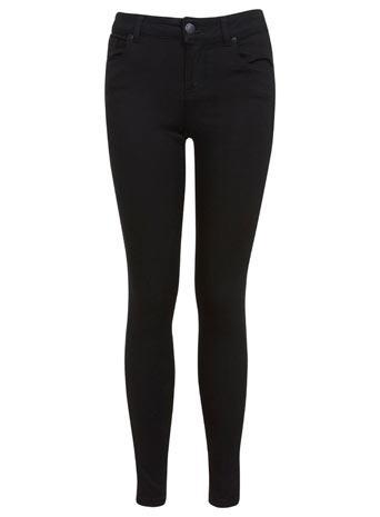 Miss Selfridge Womens Black Ultra Soft Jean